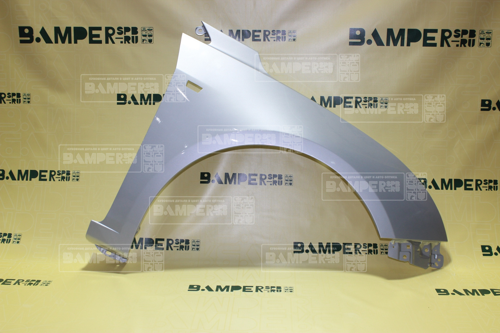 Крыло правое Chevrolet Cruze 2009-2016 с отв. под повт. GAN, 176 Switchblade Silver Серебристый