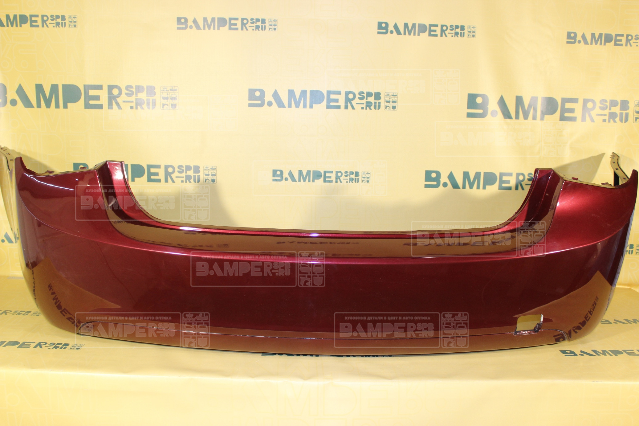 Бампер задний Ford Focus 2 2008-2011 седан 4SVE Deep Rosso Red Красный