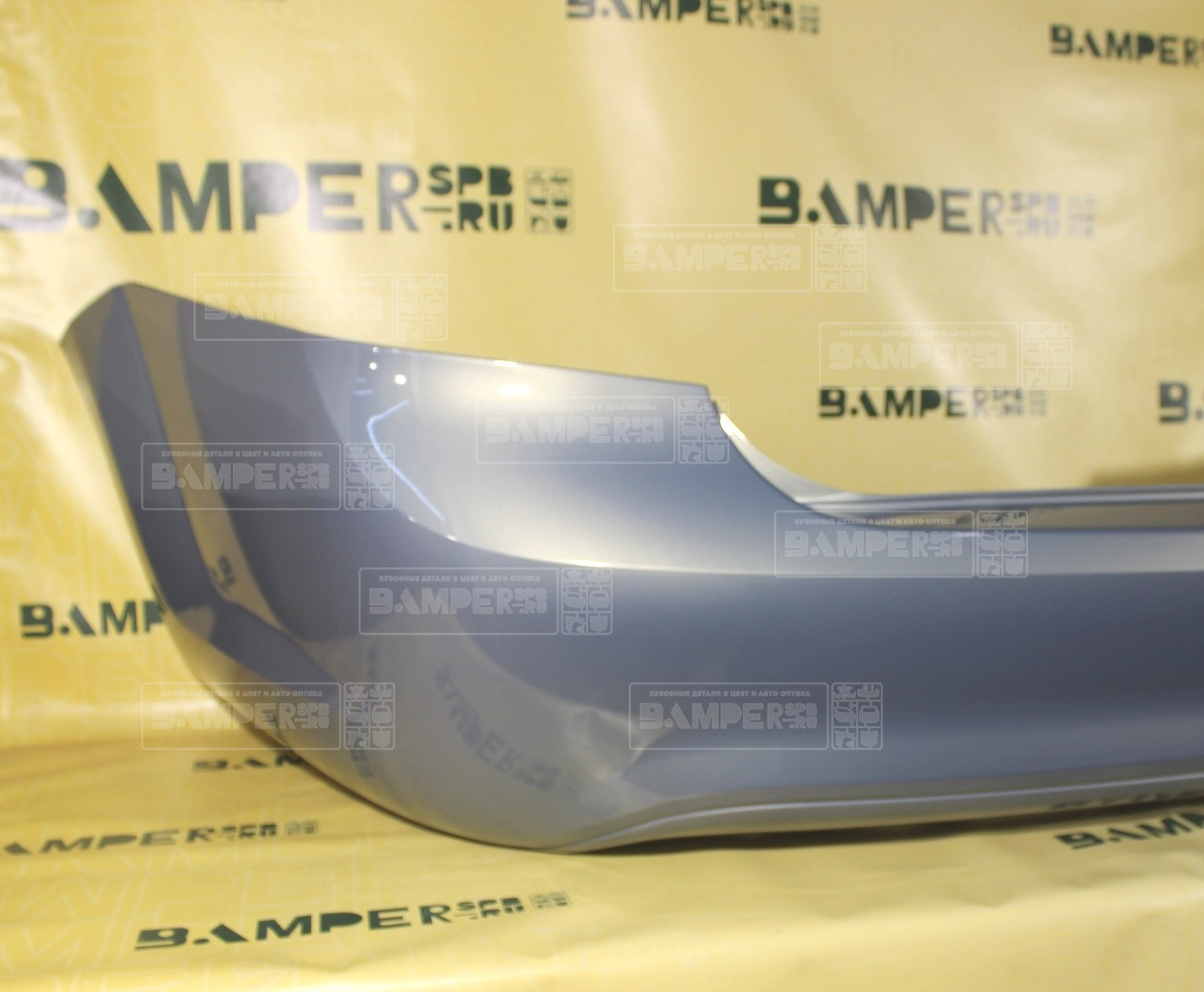 Бампер задний Ford Focus 2 2008-2011 седан 8CKE Avalon Серо- голубой