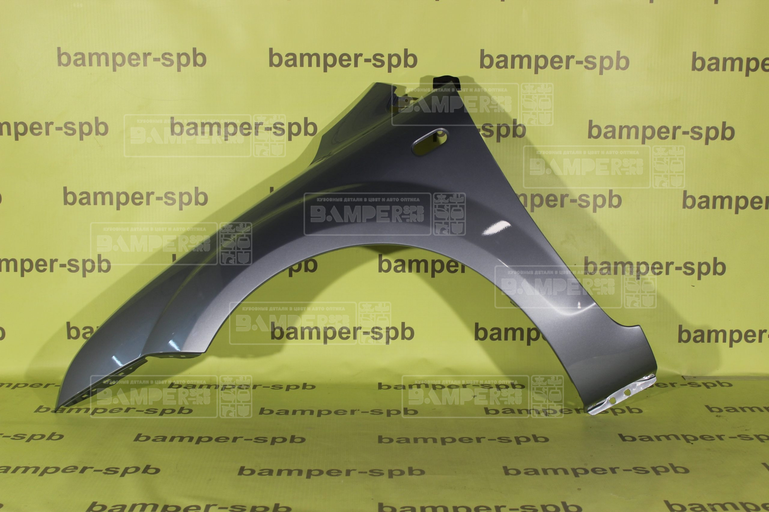 Крыло Ford Focus 2 2005-2008 левое 3DTC Tonic Голубой, Серо-голубой