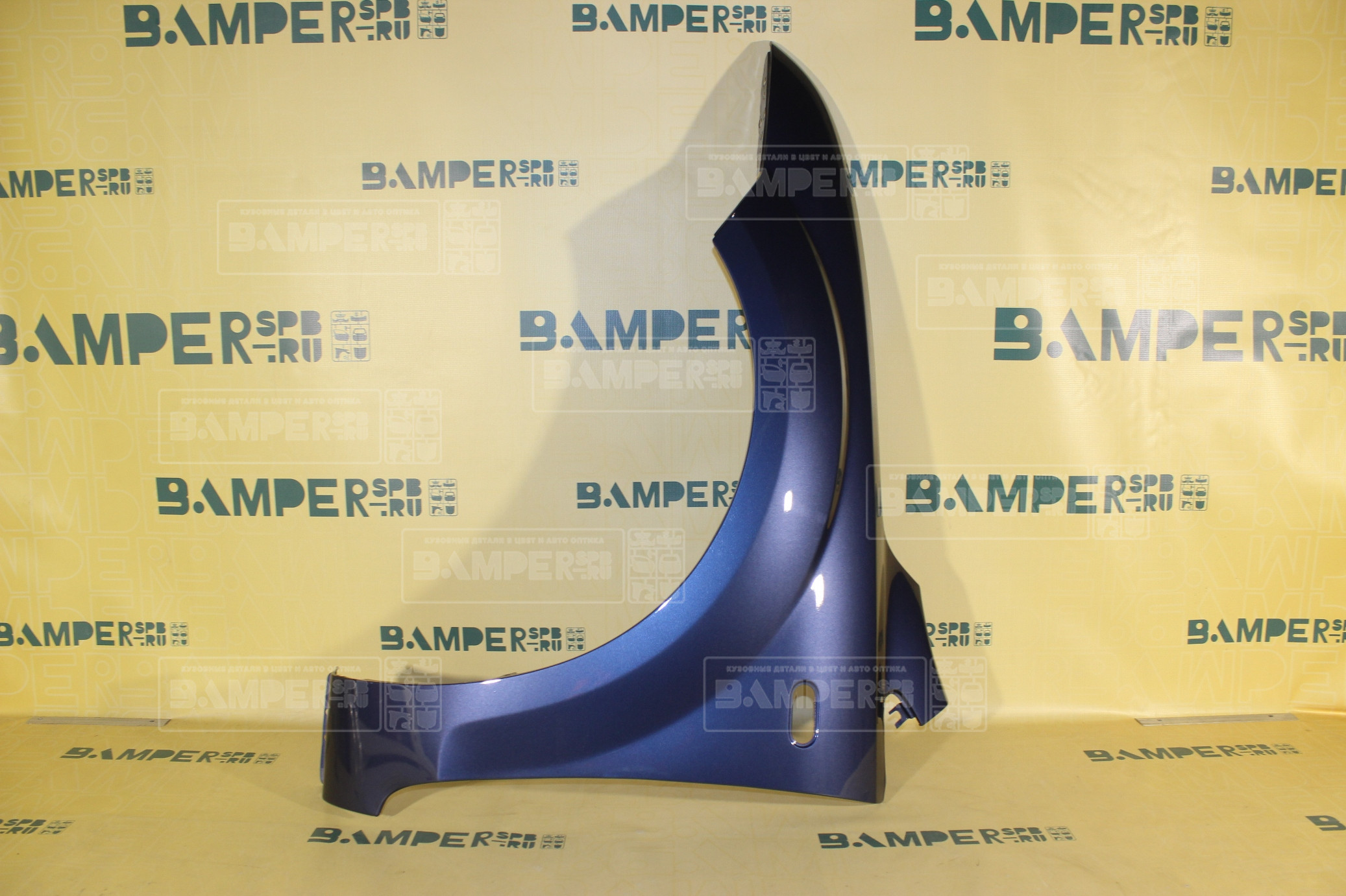 Крыло Ford Focus 2 2005-2008 левое 5DVE Jeans Metallic Синий