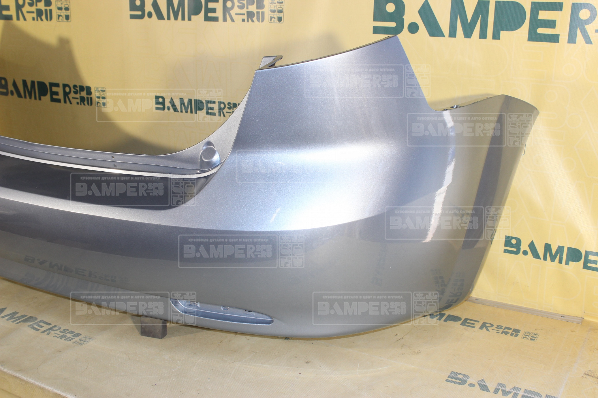 Бампер задний Chevrolet Lacetti 2004-2013 хетчбэк GCW Misty Lake Голубой