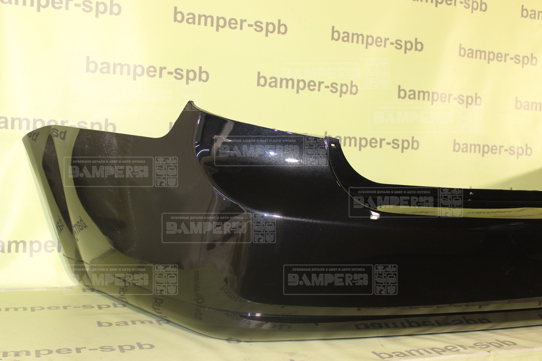 Бампер задний Chevrolet Lacetti 2004-2013 седан GAR, 22C Carbon Flash Черный