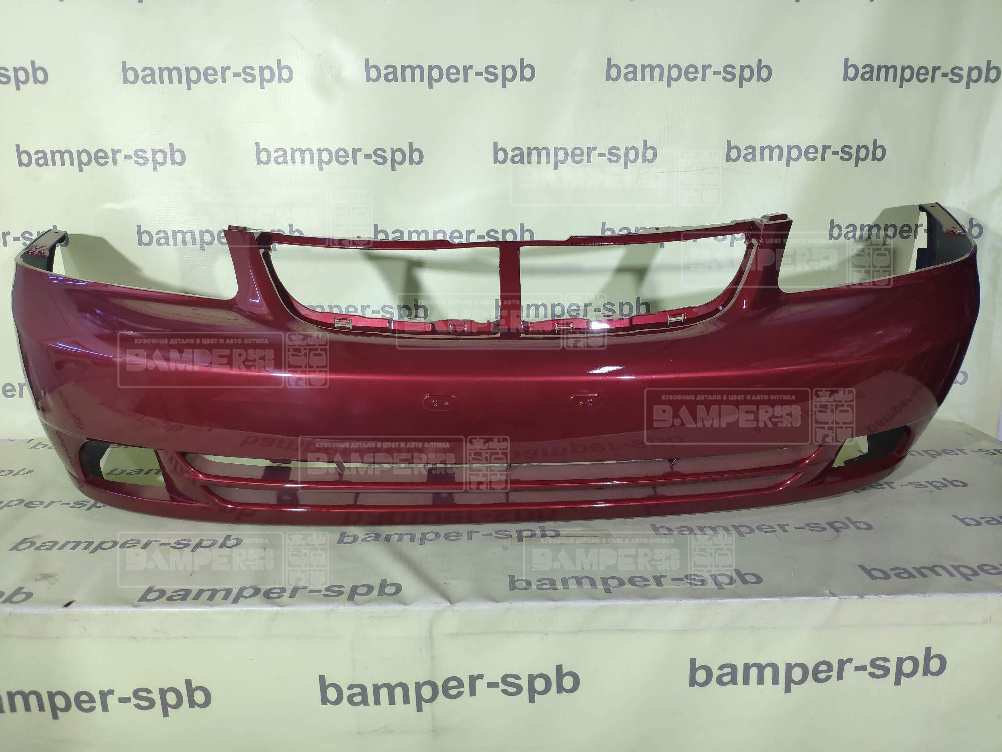 Бампер передний Chevrolet Lacetti 2004-2013 седан, универсал 70U, RGA Red Rock Красный