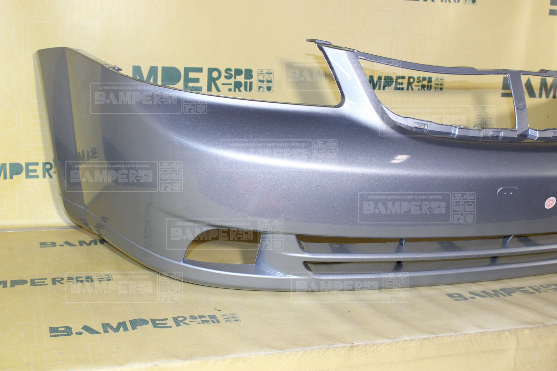 Бампер передний Chevrolet Lacetti 2004-2013 седан, универсал GCW Misty Lake Голубой