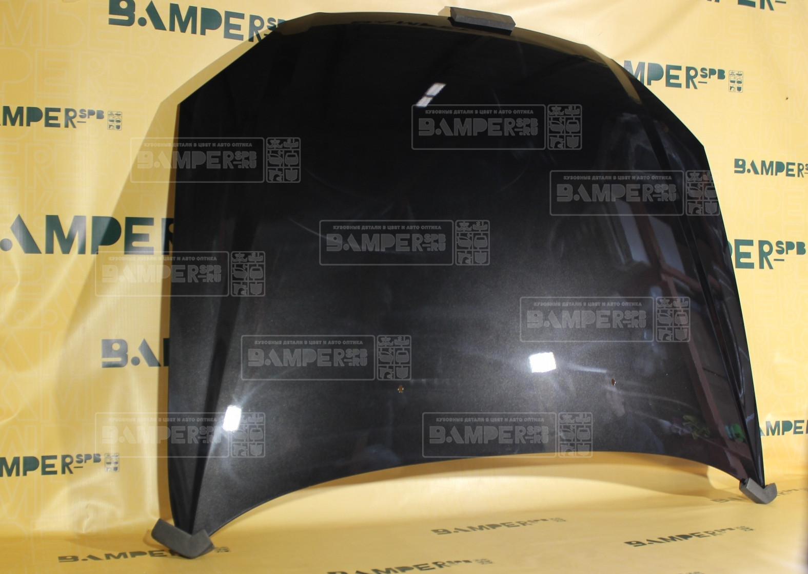 Капот Chevrolet Lacetti 2004-2013 хетчбэк GAR, 22C Carbon Flash Черный
