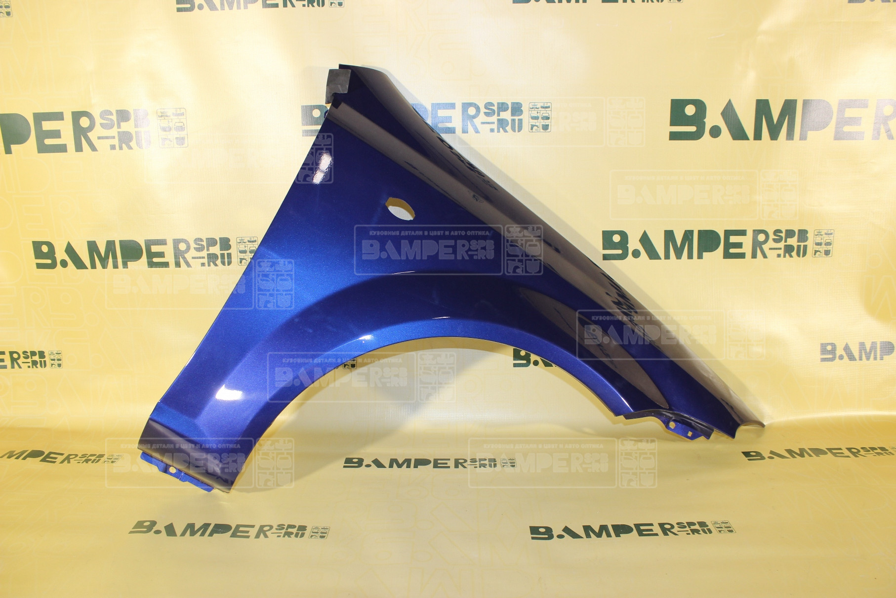Крыло правое Chevrolet Lacetti 2004-2013 хетчбэк 26V, 15U Imperial Blue Синий металлик