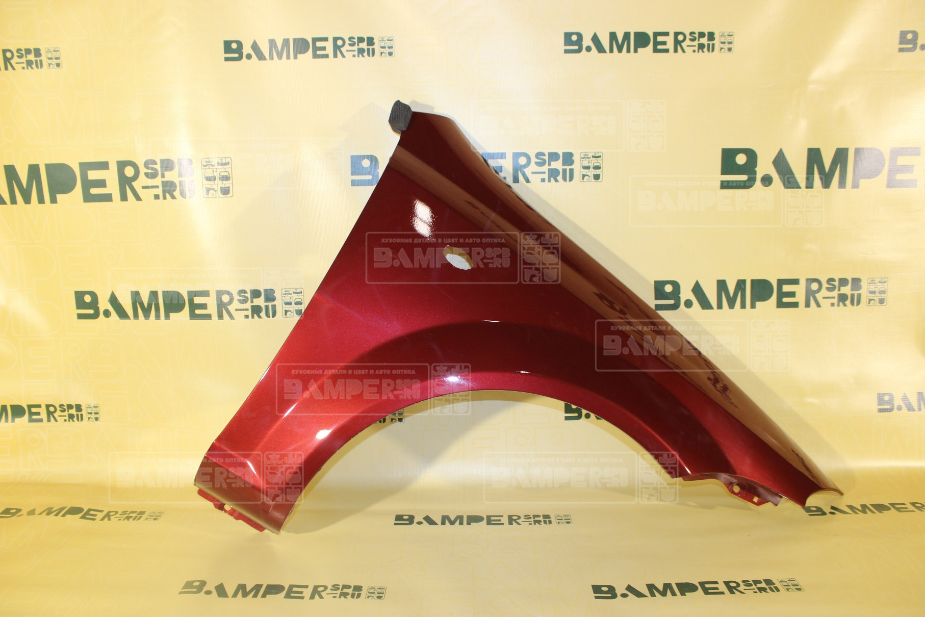 Крыло правое Chevrolet Lacetti 2004-2013 хетчбэк 70U, RGA Red Rock Красный металлик