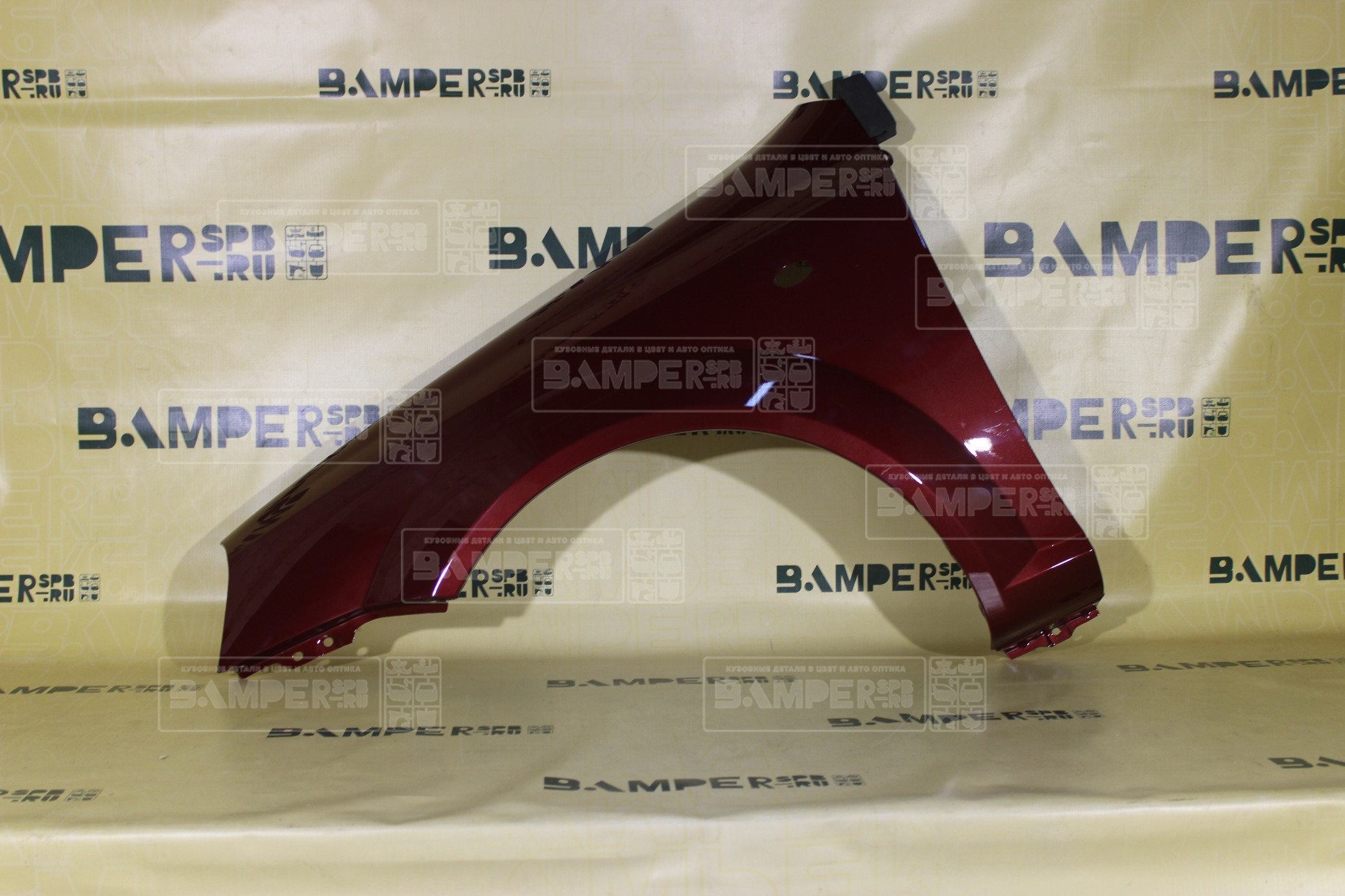 Крыло левое Chevrolet Lacetti 2004-2013 седан, универсал  70U, RGA, Red Rock Красный металлик