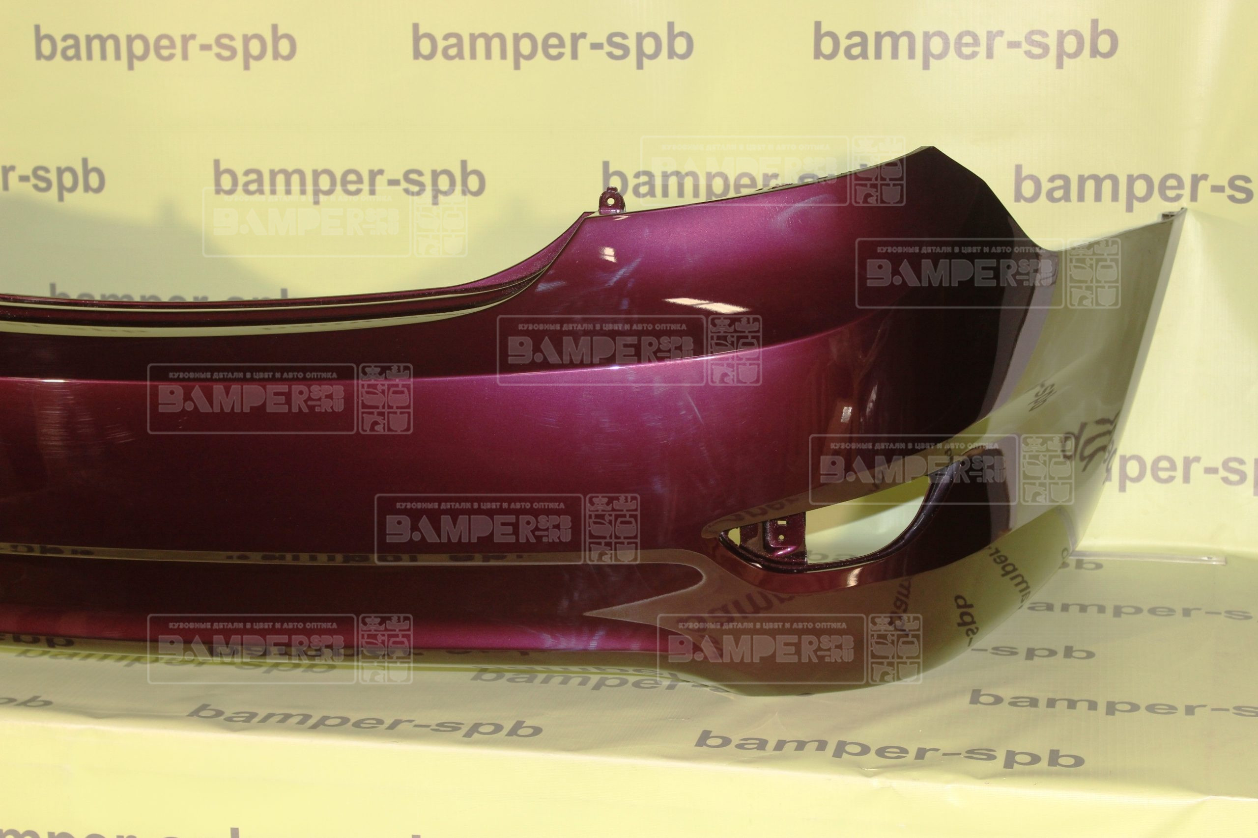 Бампер задний Hyundai Solaris 1 2011-2015 седан PXA Purple Fantasia Фиолетовый T.