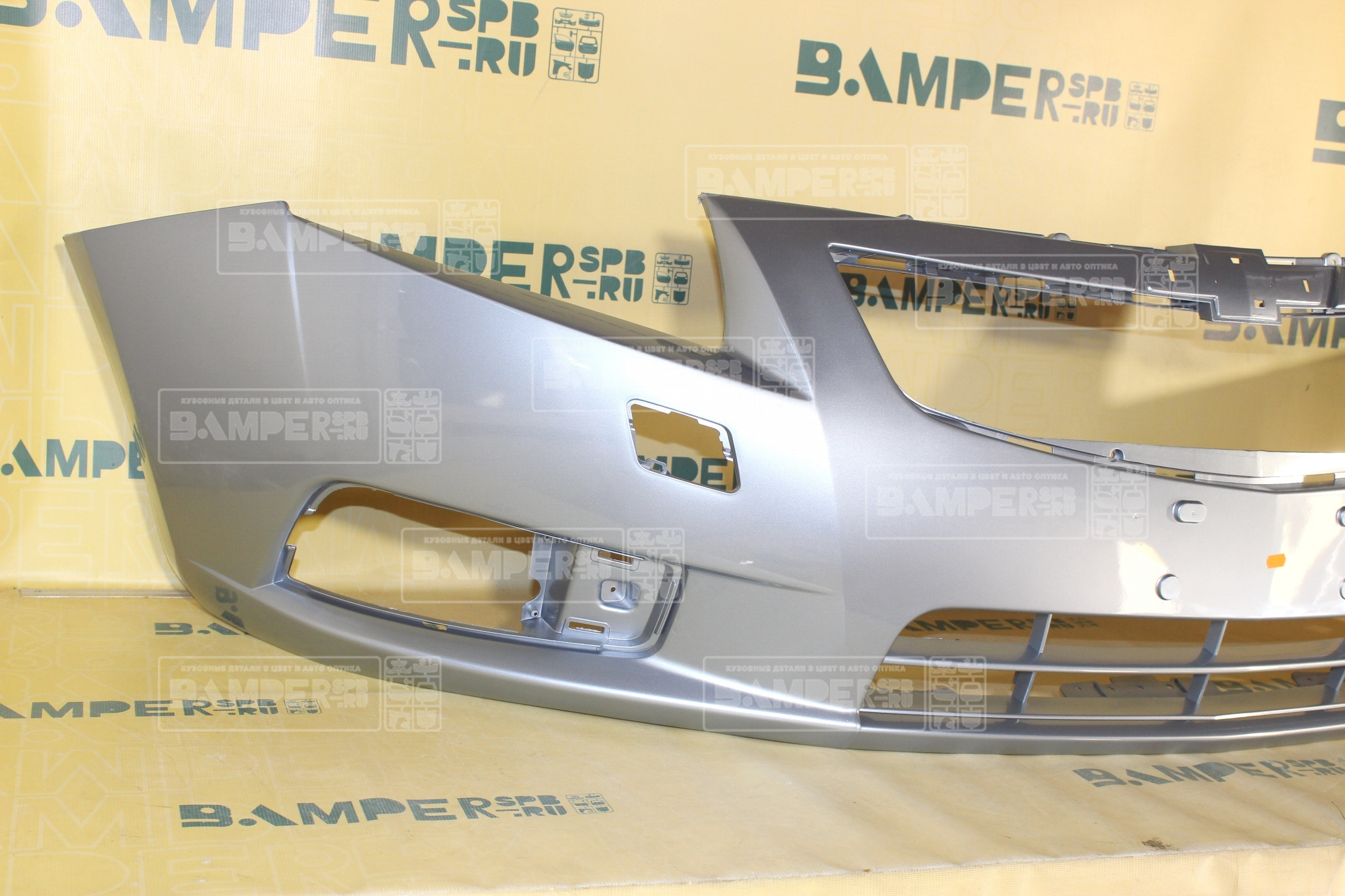 Бампер передний Chevrolet Cruze 2009-2013 GCW Misty Lake Серо-голубой