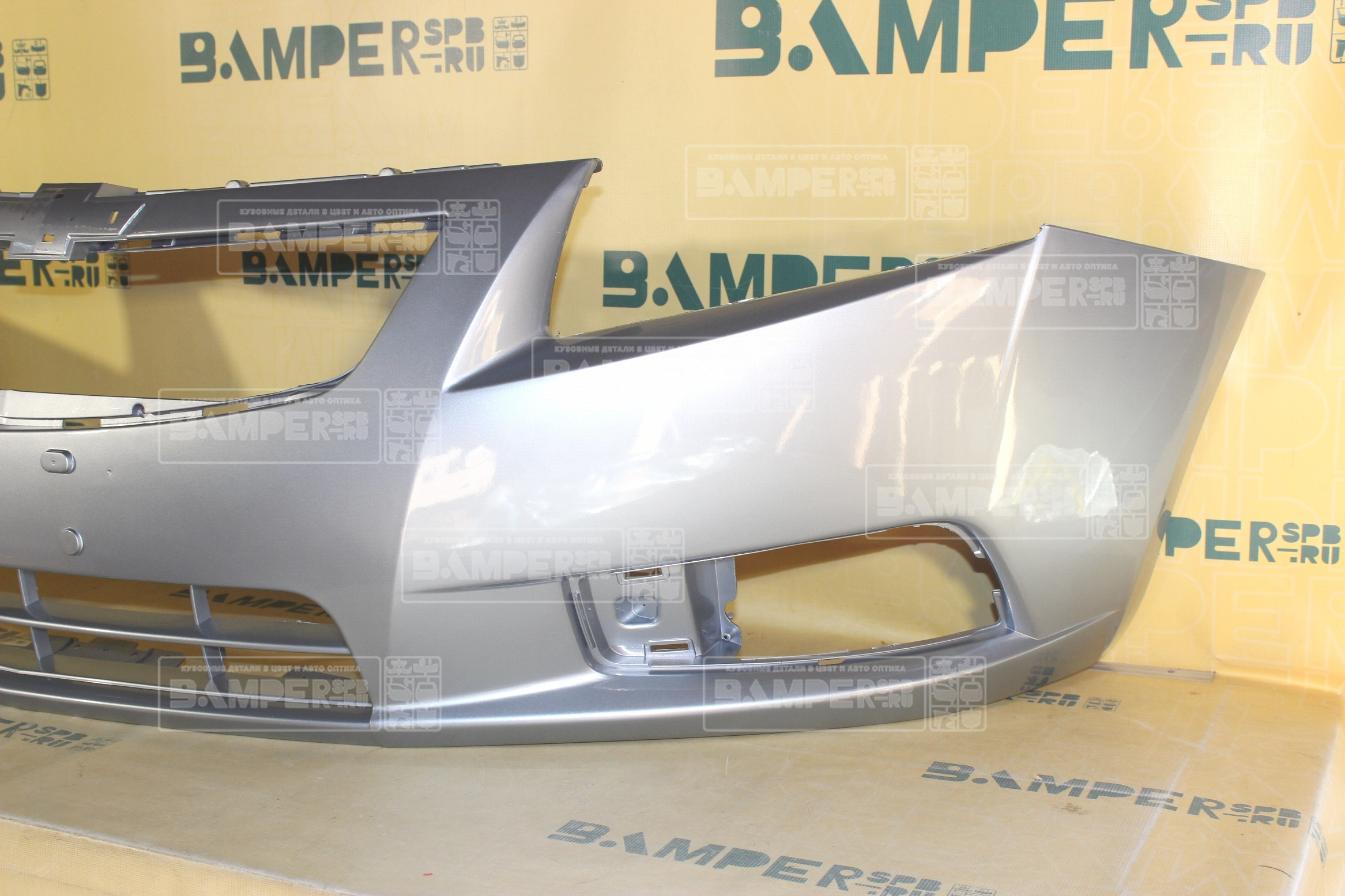 Бампер передний Chevrolet Cruze 2009-2013 GCW Misty Lake Серо-голубой