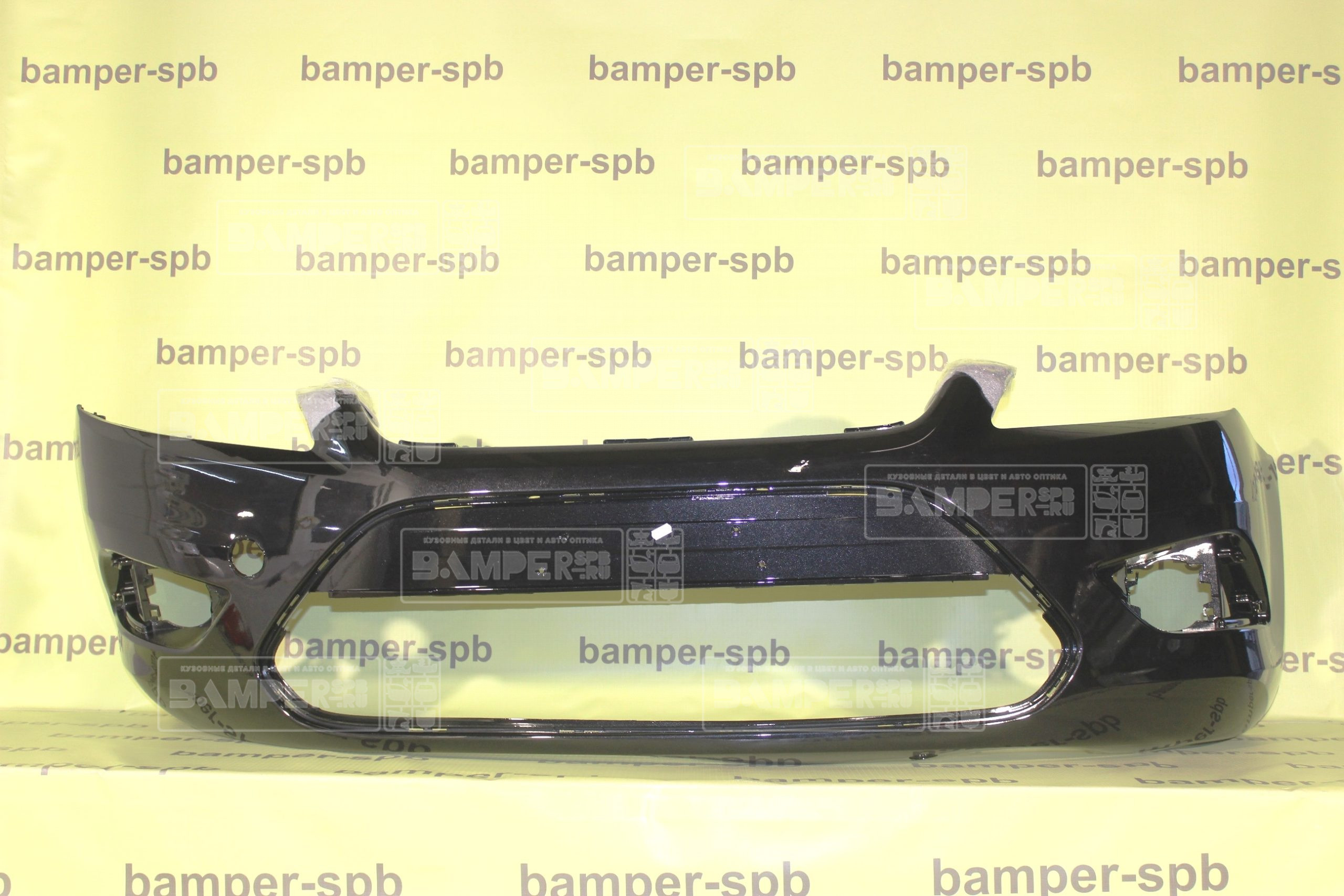 Бампер передний Ford Focus 2 2008-2010 2851, JAYC Panther Black Черный Т.П.