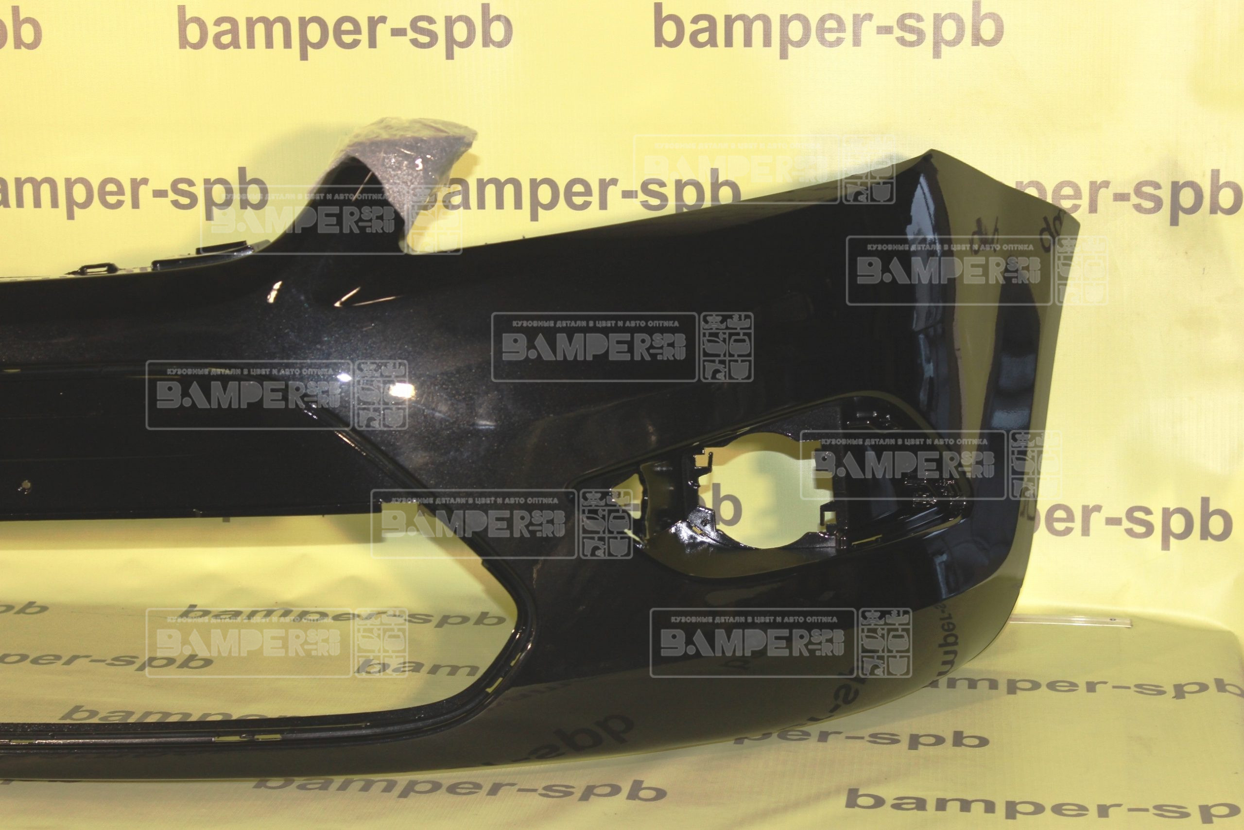 Бампер передний Ford Focus 2 2008-2010 2851, JAYC Panther Black Черный Т.П.