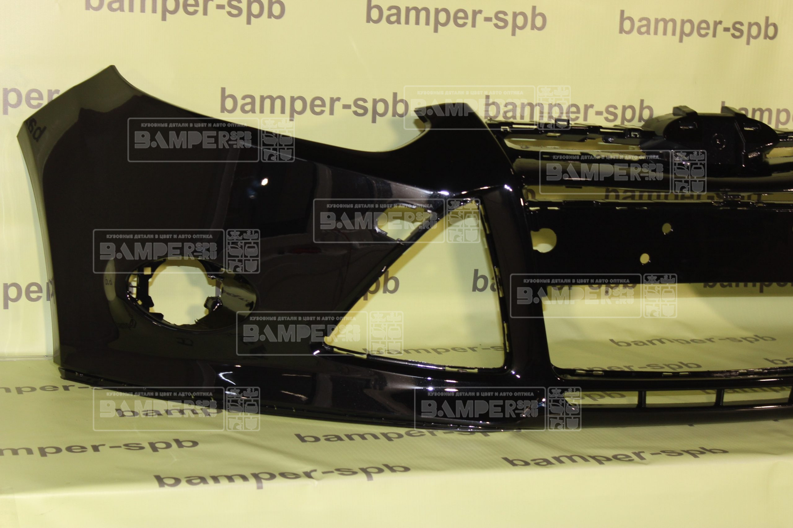 Бампер передний Ford Focus 3 2011-2015 2851, JAYC Panther Black Черный Т.