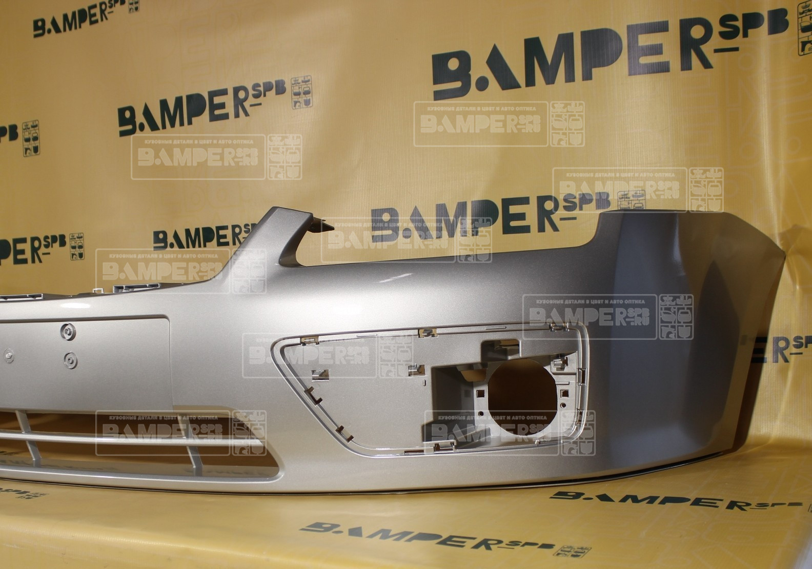 Бампер передний Ford Focus 2 2005-2008 2431, ZJNC Moondust Silver Серебристый