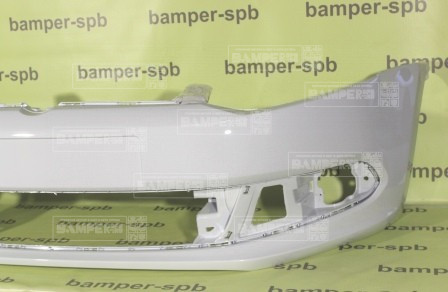 Бампер передний Volkswagen Polo 5 2010-2015 SDN 0Q, C9A, LC9A Pure White Белый
