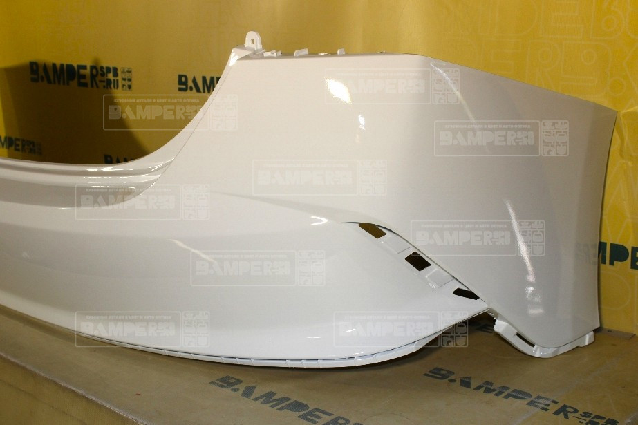 Бампер задний Hyundai Solaris 2 2020-нв SAW Atlas White Белый