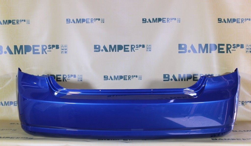 Бампер задний Chevrolet Lacetti 2004-2013 седан GCT Moroccan Blue Синий