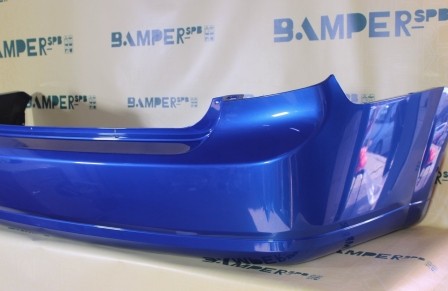 Бампер задний Chevrolet Lacetti 2004-2013 седан GCT Moroccan Blue Синий