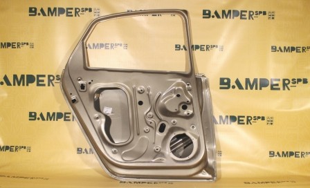 Дверь задняя левая Volkswagen Polo 5 2010-2020 седан 0N, LA1X, A1X Titanium Beige Бежевый