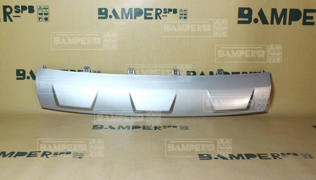 Накладка бампера переднего LADA Vesta Cross / SW Cross серебристая 8450031000
