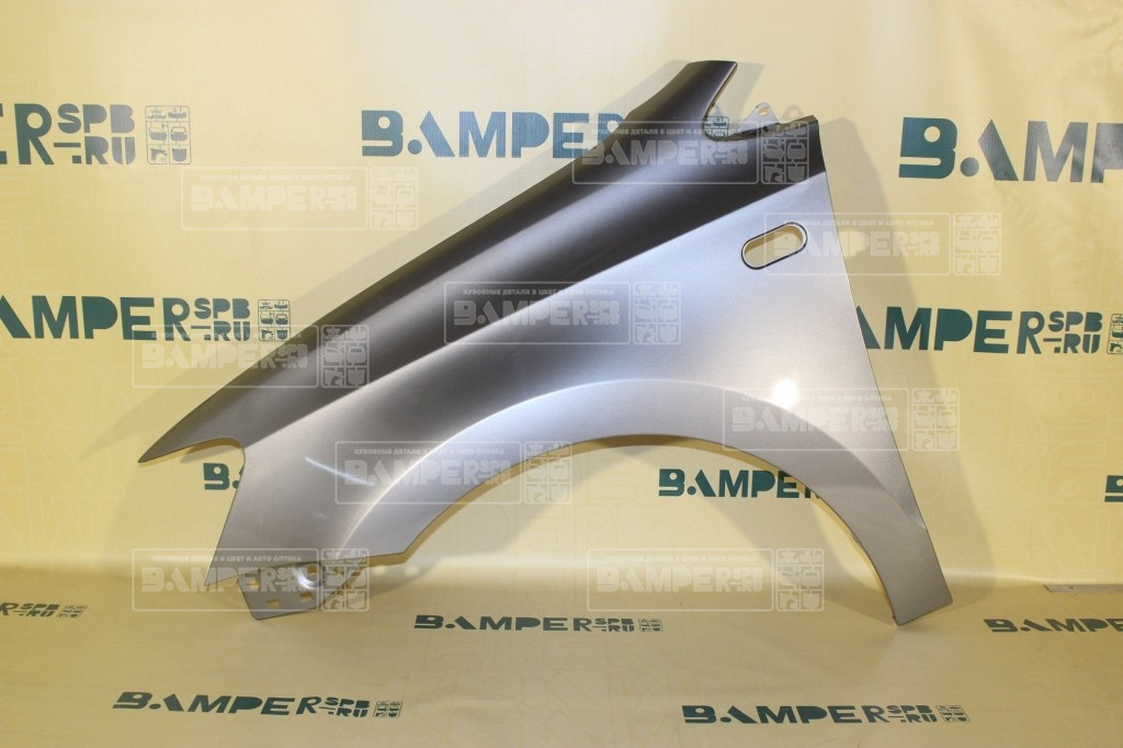 Крыло Volkswagen Polo 5 2010-2020 левое K5, LB7W Tungsten Silver Серебристый Т.-П.