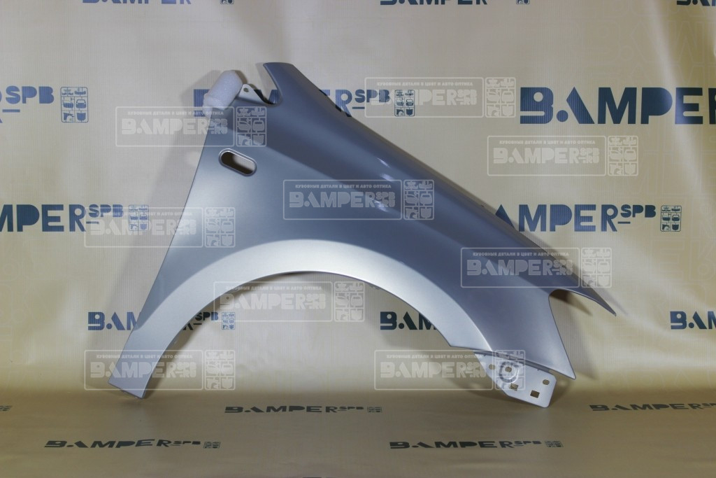 Крыло Volkswagen Polo 5 2010-2020 правое 7B, LR7L Silver Leaf Серебристо-желтый