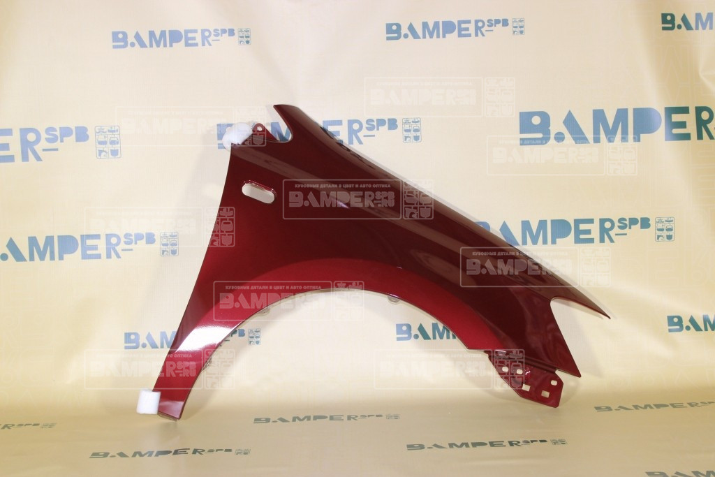 Крыло Volkswagen Polo 5 2010-2020 правое 7H, LА3Q Ruby Red, Cardinal Red Красный Т.