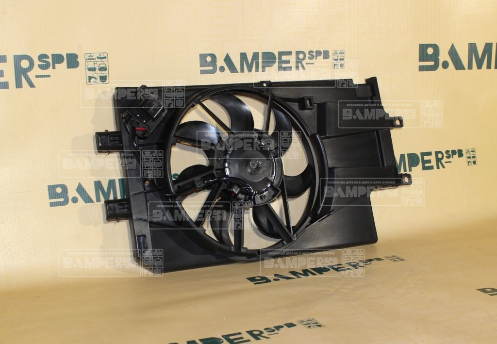 Диффузор / Вентилятор охлаждения LADA Granta 2015- / LADA Kalina 2013- а/м с кондиц. н/о с кожухом А.