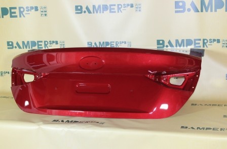 Крышка багажника Hyundai Solaris 2 2017-2023 R4R, PR2 Fiery Red Красный