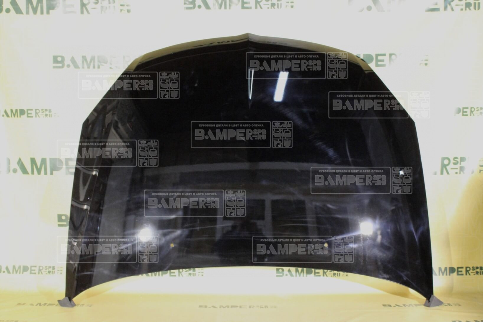 Капот Mitsubishi Lancer 9 2000-2010 X42 Amethyst Black Черный