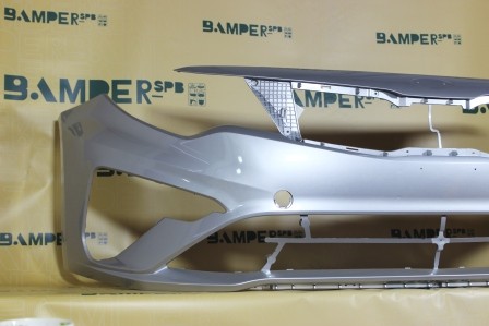 Бампер передний Kia Optima 4 JF 2018-2020 4SS Silky Silver Metallic Серебристый Т.П