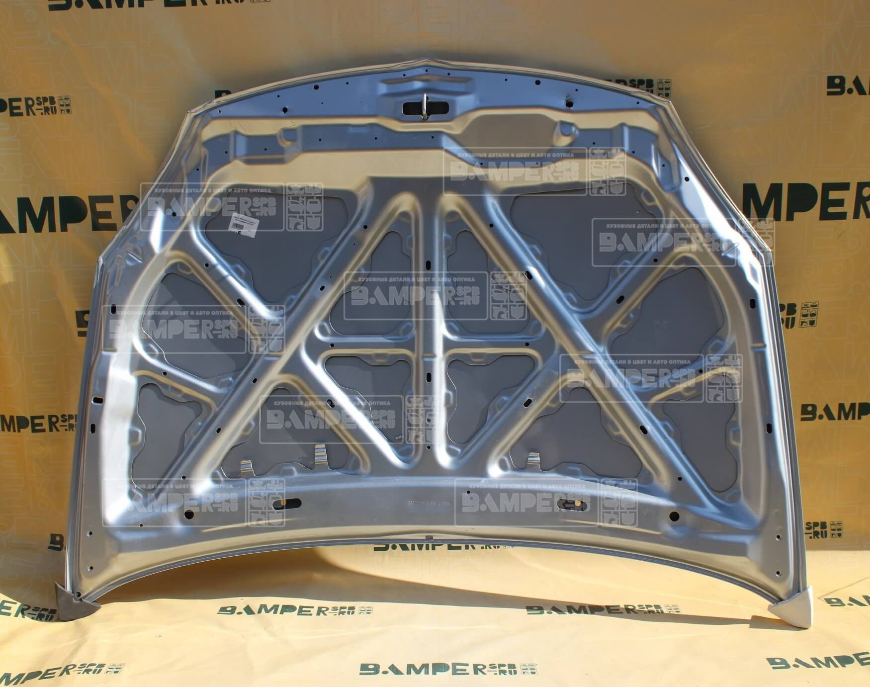 Капот Mitsubishi Lancer 9 2000-2010 A31 Cool Silver Серебристый