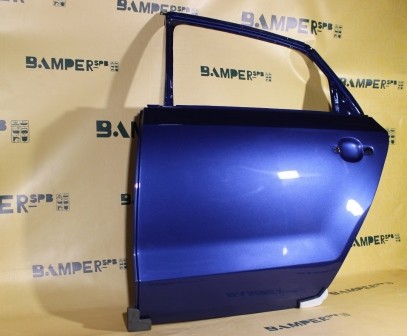 Дверь задняя левая Volkswagen Polo 5 2010-2020 седан 0A, B5K, LB5K Reef Blue Синий