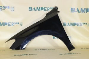 Крыло Volkswagen Polo 6 2020-нв левое 2T, LC9X, С9Х Deep Black Черный