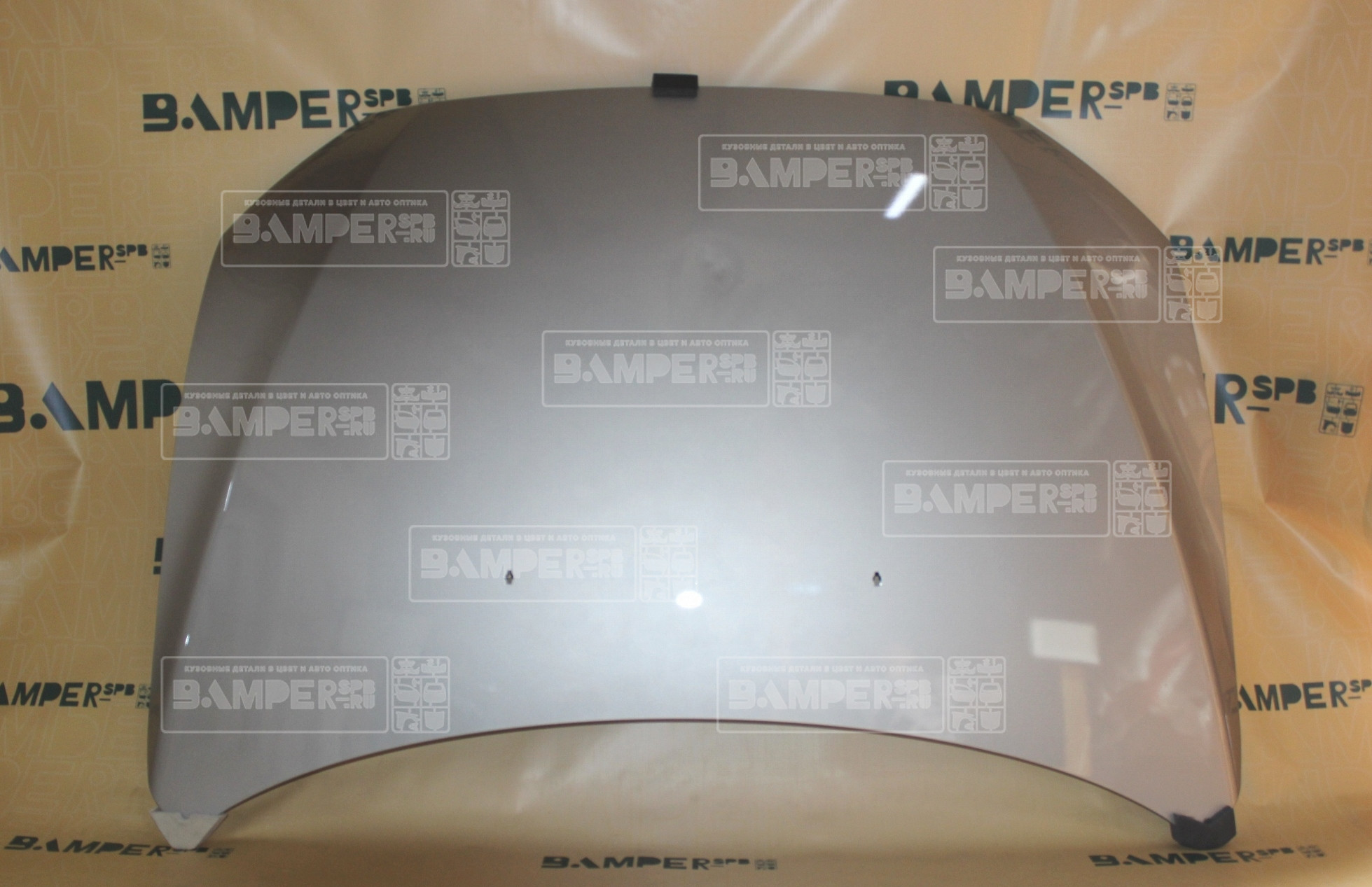 Капот Mitsubishi Lancer 10 2007-2015 A17 Warm Silver Светлое серебро