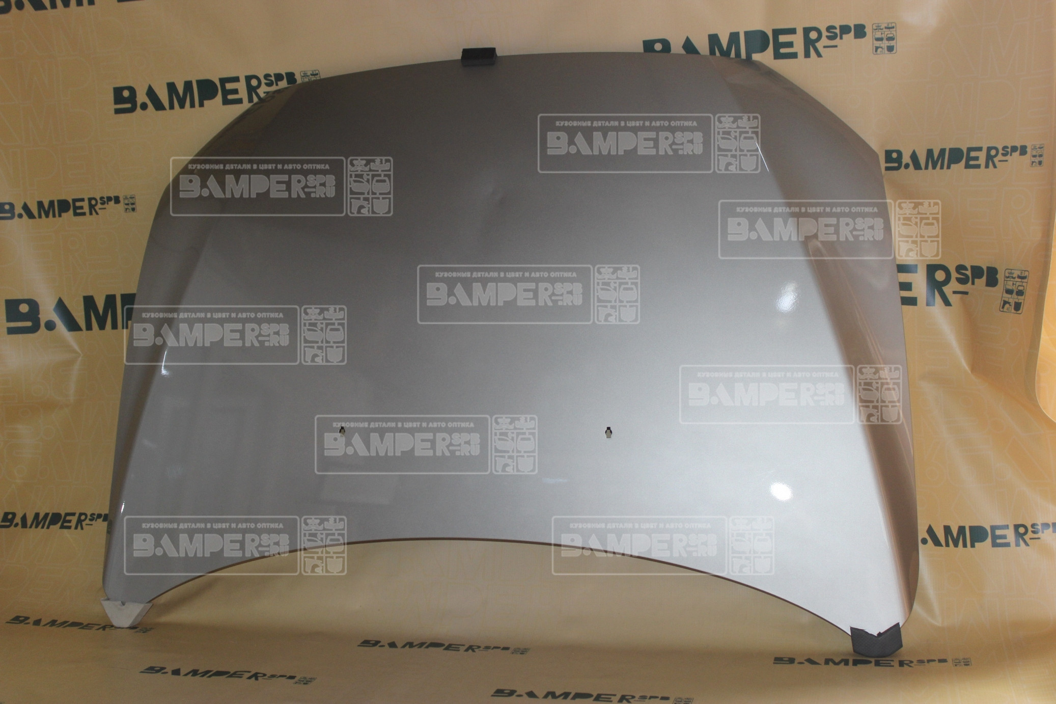 Капот Mitsubishi Lancer 10 2007-2015 A17 Warm Silver Светлое серебро