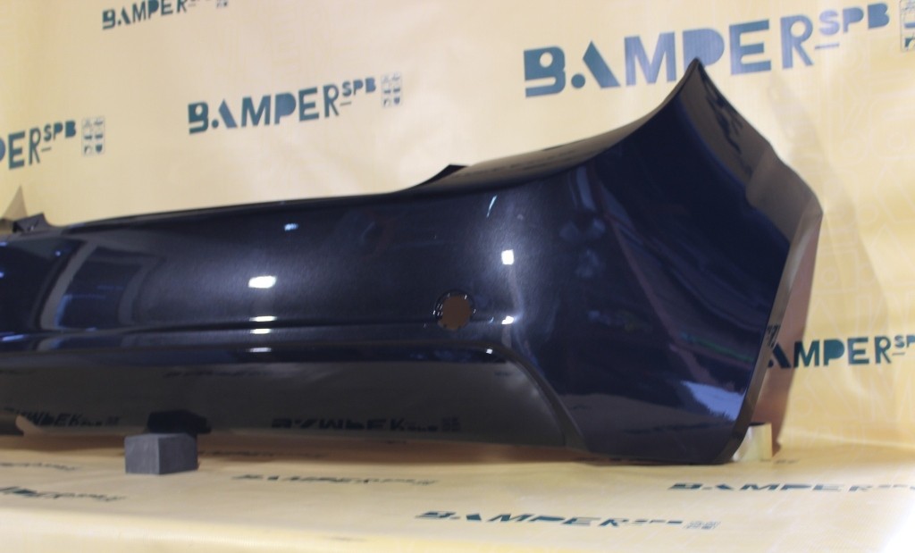 Бампер задний Chevrolet Aveo T300 2011-2015 седан GAR, 22C Carbon Flash Черный