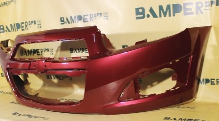Бампер передний Chevrolet Aveo T300 2011-2015 GCS, 681R Velvet Red Красный Бампер передний Chevrolet Aveo T300 2011-2015 GCS, 681R Velvet Red Красный