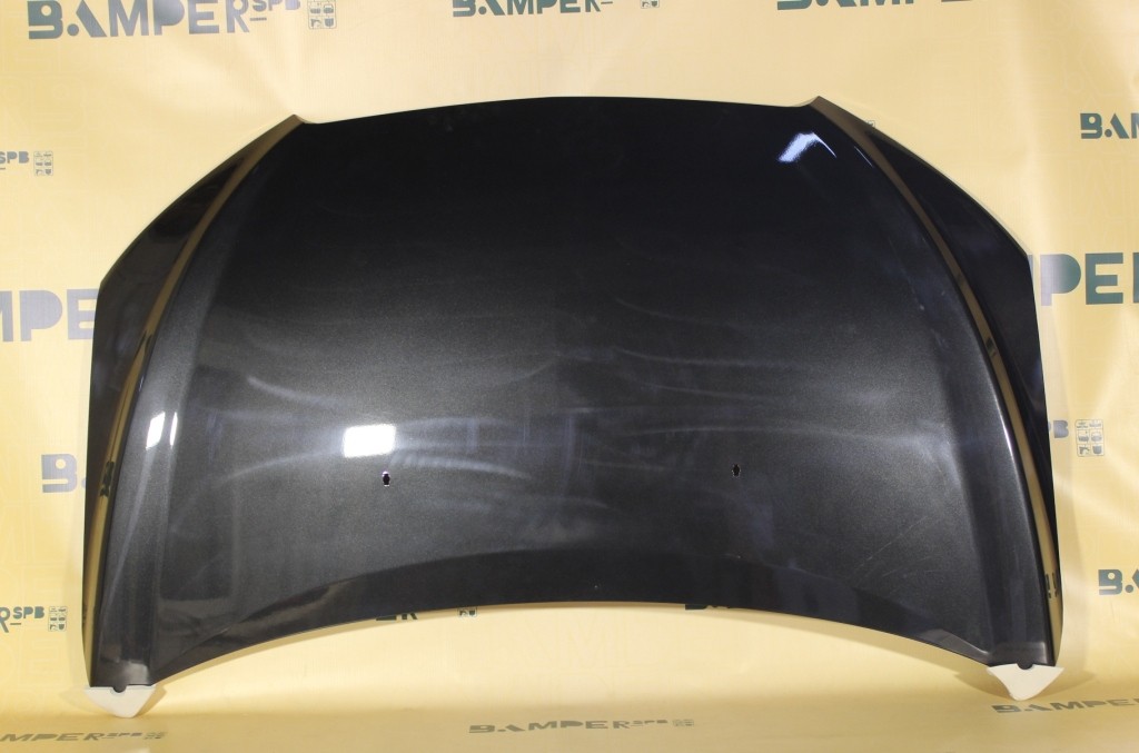 Капот Chevrolet Aveo T300 2011-2015 GAR, 22C Carbon Flash Черный