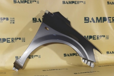 Крыло правое Chevrolet Aveo T300 2011-нв под повт. 04U, GQW, CHE04U Urban Grey Серый