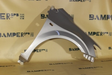 Крыло правое Chevrolet Aveo T300 2011-нв под повт. GAN, 176 Switchblade Silver Серебристый