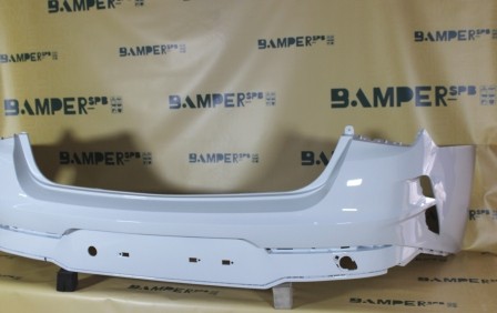 Бампер задний Kia K5 2020-2024 UD, 1D, UB Clear White Белый солид T.
