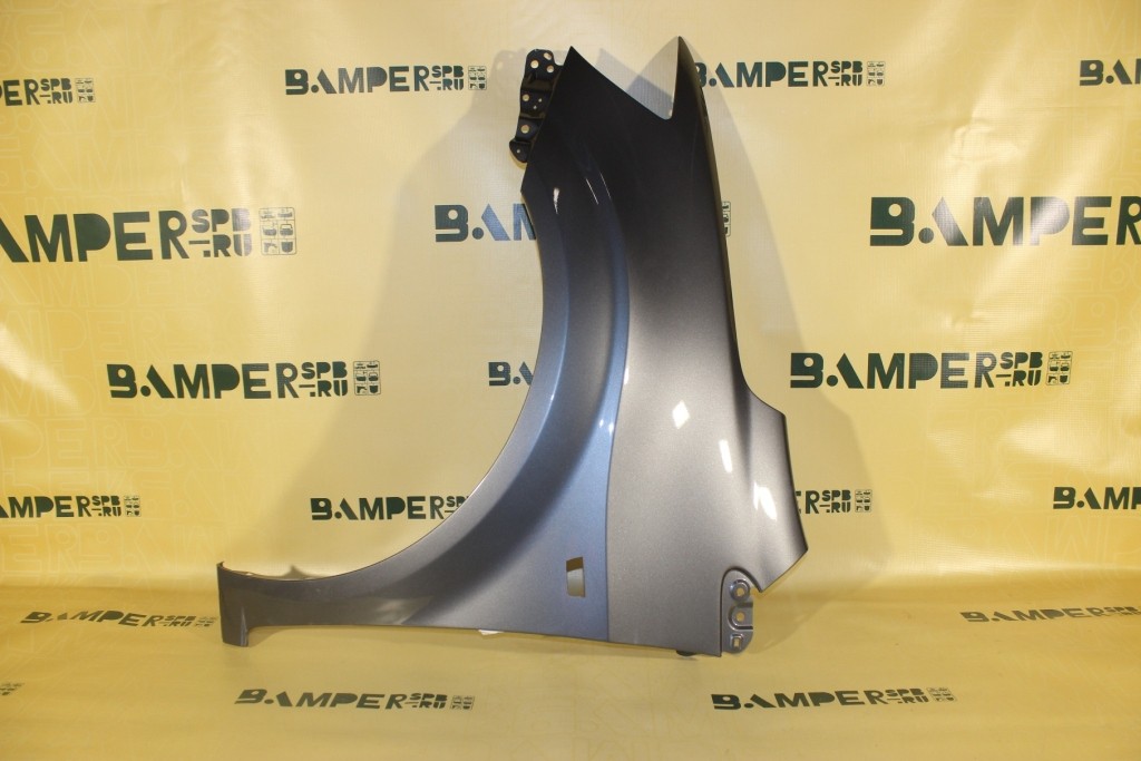 Крыло левое Chevrolet Aveo T300 2011-нв под повт. Тайвань  GYM, 205V Satin Steel Grey Серый Т.