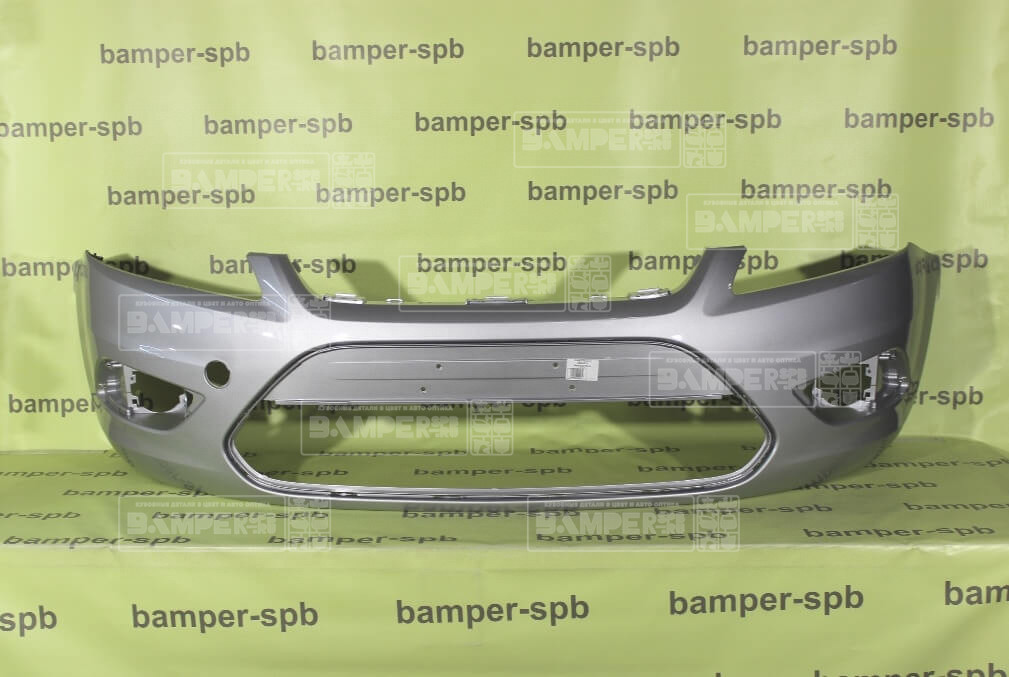 Бампер передний Ford Focus 2 2008-2010 2431, ZJNC Moondust Silver Серебристый Т.