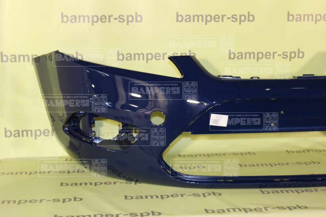 Бампер передний Ford Focus 2 2008-2010 8CWA Blazer Blue Темно-синий