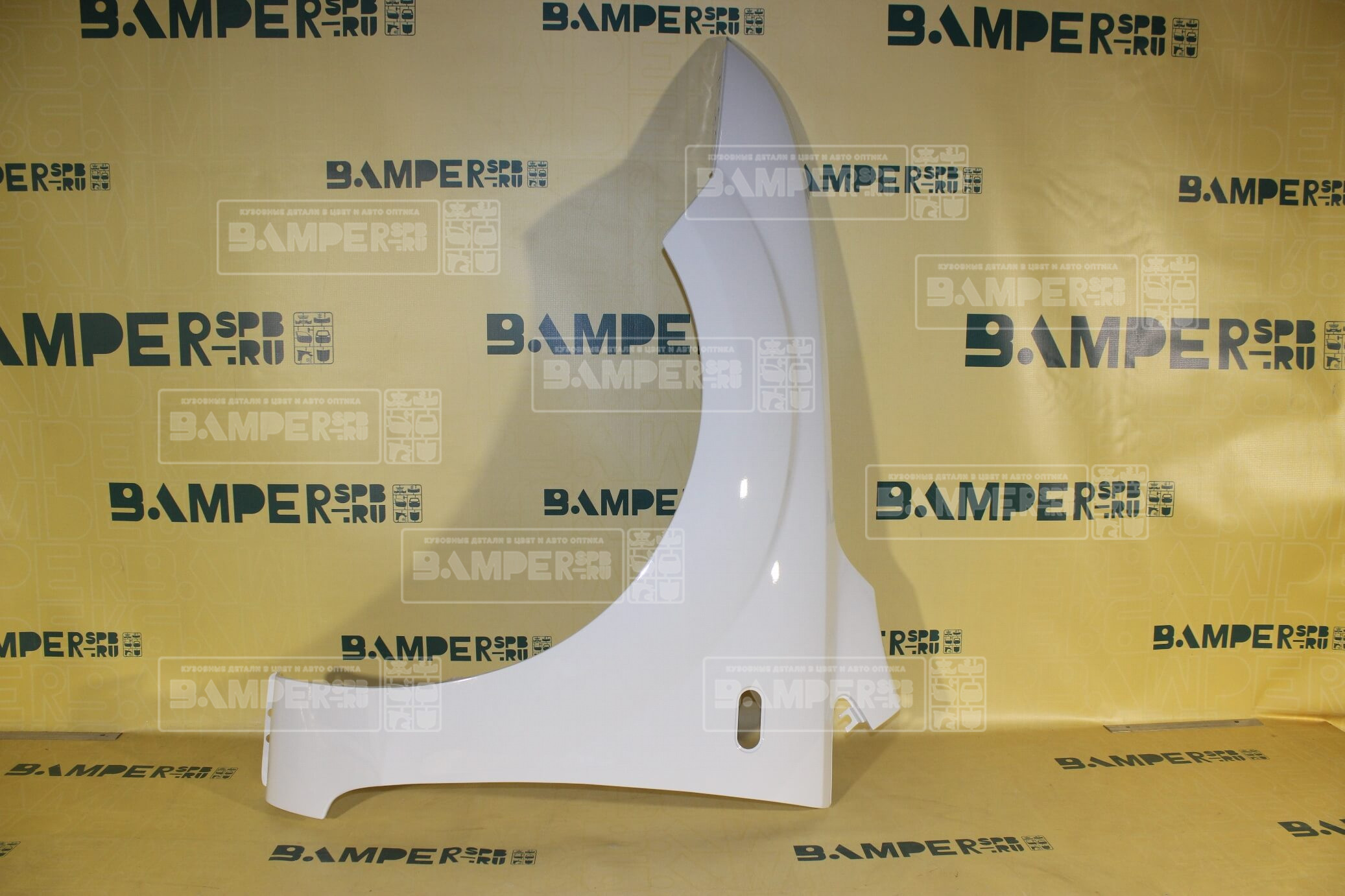 Крыло Ford Focus 2 2005-2008 левое 7VTA Frozen White Белый
