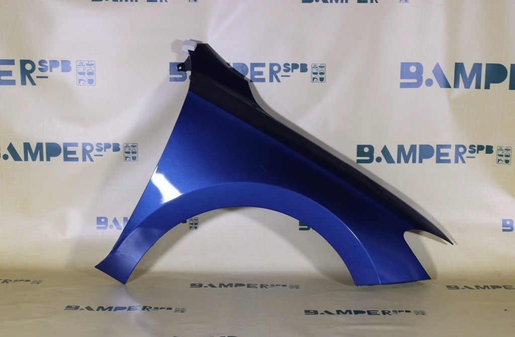 Крыло Volkswagen Polo 6 2020-нв правое 0A, LB5K Reef Blue Синий