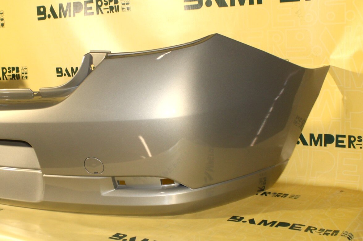 Бампер задний Renault Logan 2 2014-2021 KNM Gris Basalte Серый Базальт Бежевый